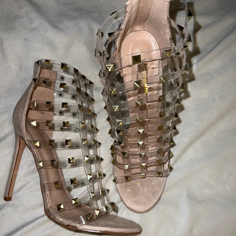 Fashion Nova heeled booties